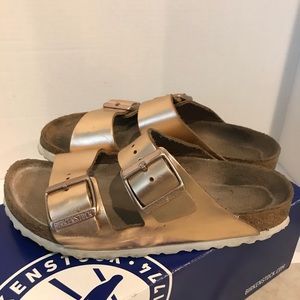 Birkenstock Arizona Metallic copper